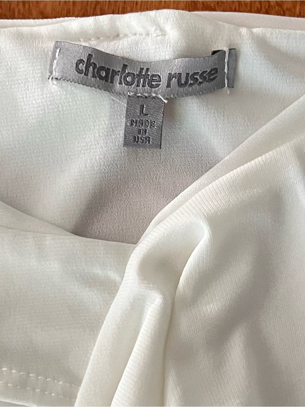 Charlotte Russe Ruffle Top - Picture 4 of 5